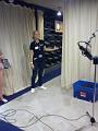 BBC guide in special soundproof studio
